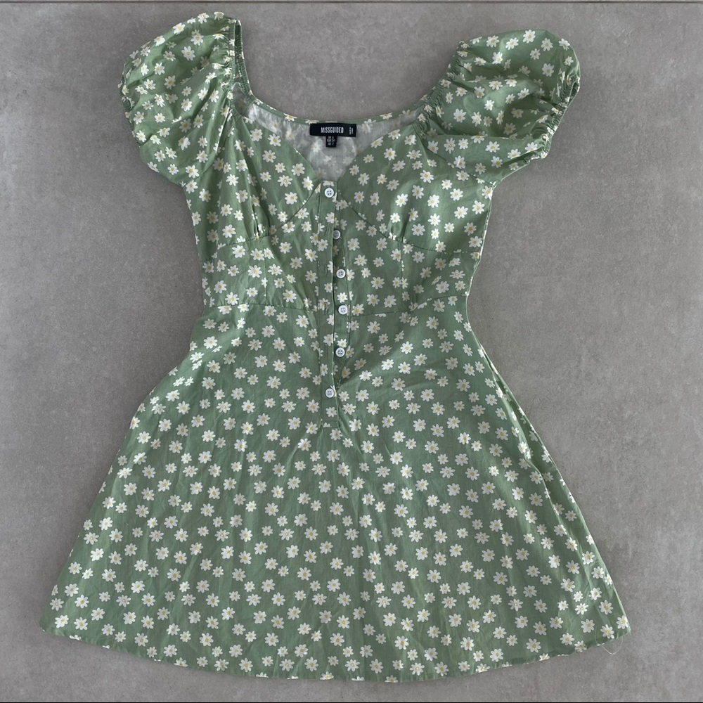 MISSGUIDED FLORAL MINI DRESS - Picture 5 of 12